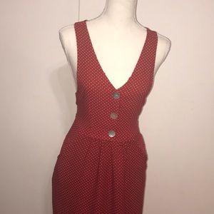 Express Midi Polka Dots Dress